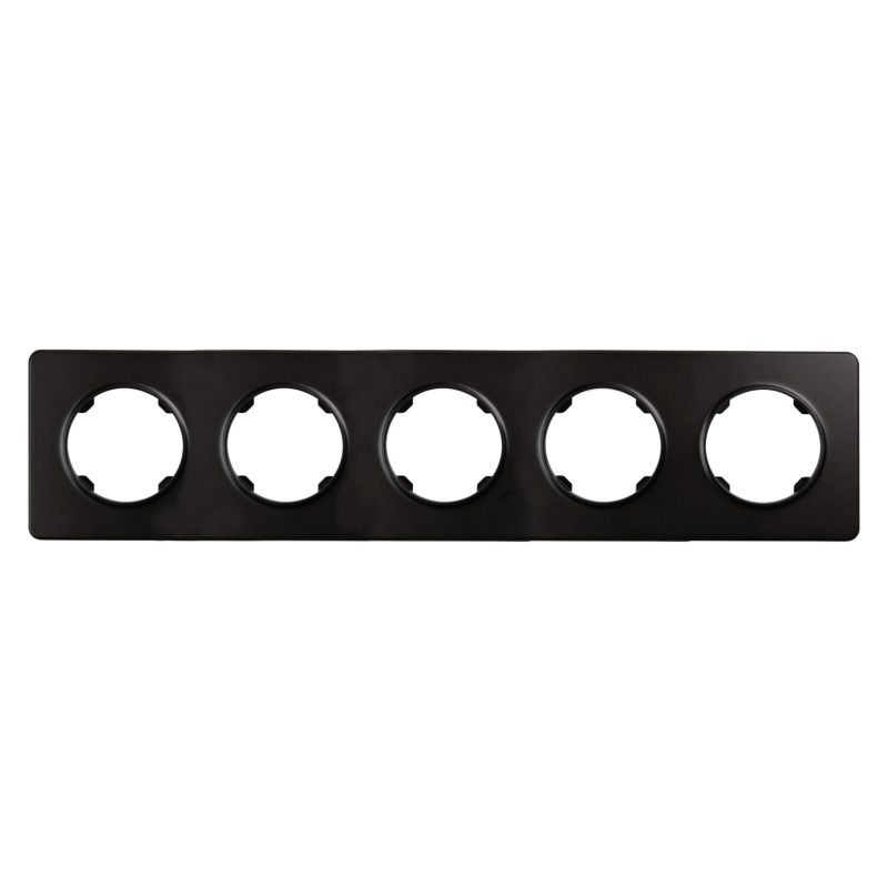 DPM Solid Oval sort femplads ramme