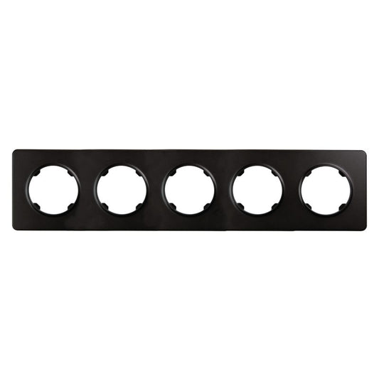 DPM Solid Oval sort femplads ramme