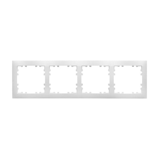 Polmark Verona fire‑rammes indbygningsramme i hvid