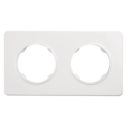 Dobbelt ramme DPM Solid Oval hvid