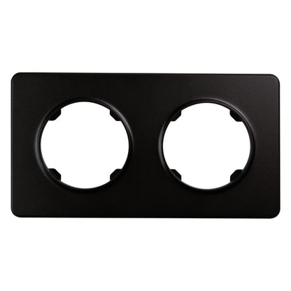 Dobbelt ramme DPM Solid Oval sort