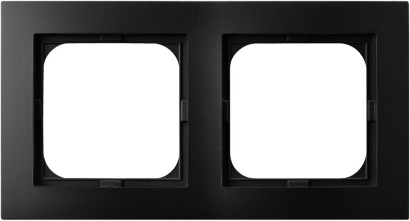 Dobbelt indbygningsramme Ospel As mat-sort