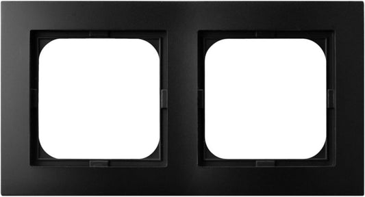 Dobbelt indbygningsramme Ospel As mat-sort