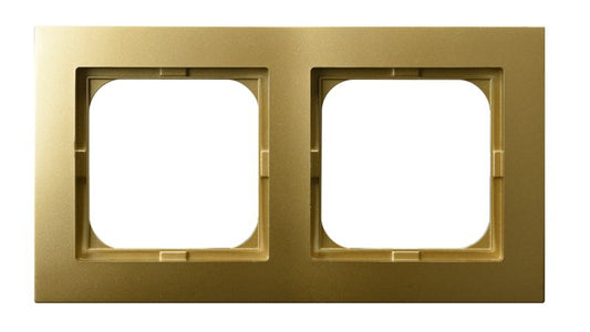 Dobbelt ramme Ospel As i guld