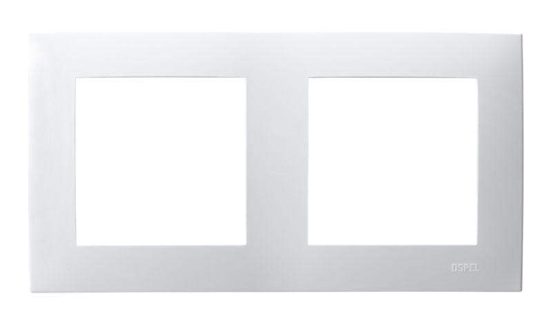 Dobbelt ramme Ospel Szafir hvid