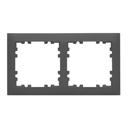 Dobbelt ramme Polmark Verona basalt