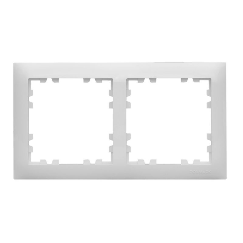 Dobbelt ramme Polmark Verona hvid