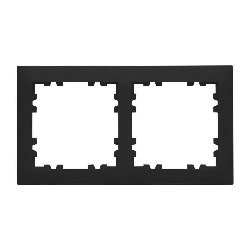 Dobbelt ramme Polmark Verona i mat‑sort