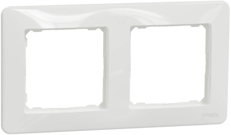 Dobbelt ramme Schneider Electric Sedna Design&Elements hvid