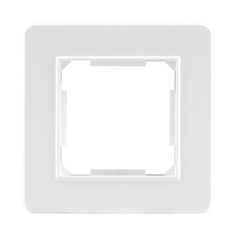 DPM Solid QUAD enkelt indbygningsramme i hvid