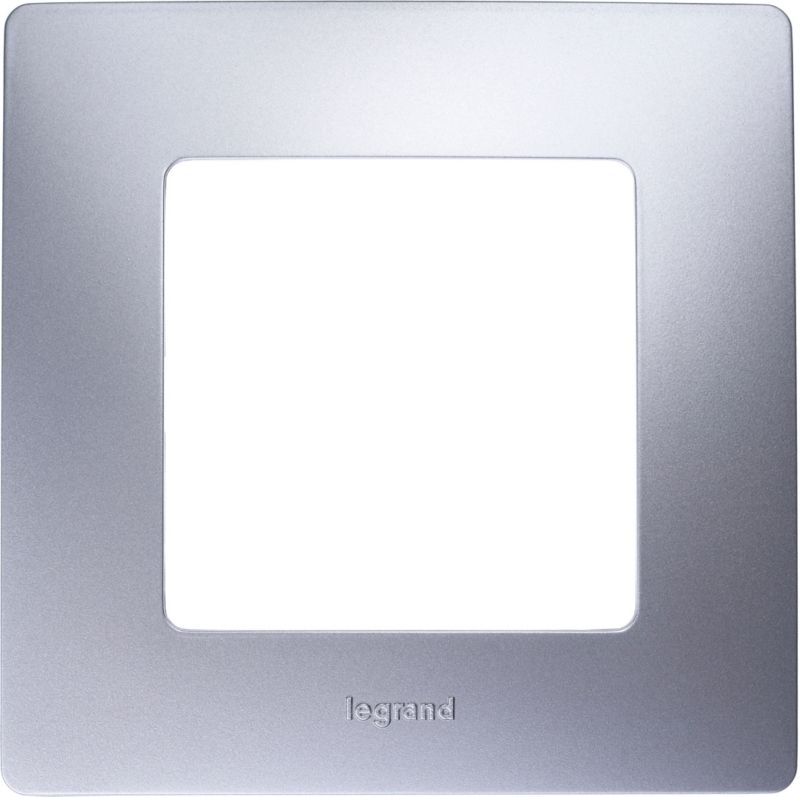 Enkelt ramme Legrand Niloe i aluminium