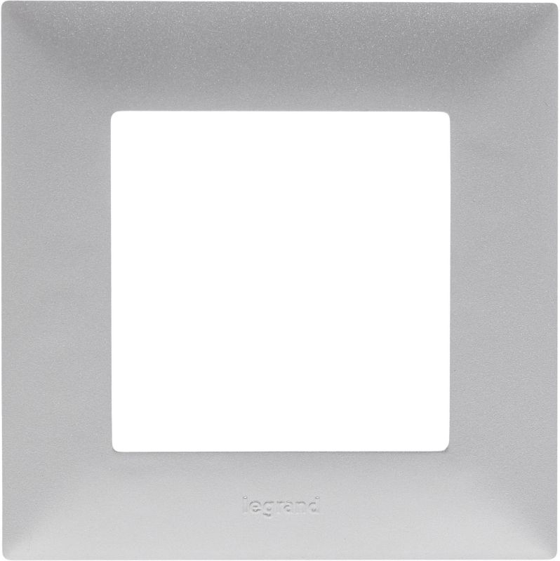 Legrand Niloe Step enkelt ramme i aluminium