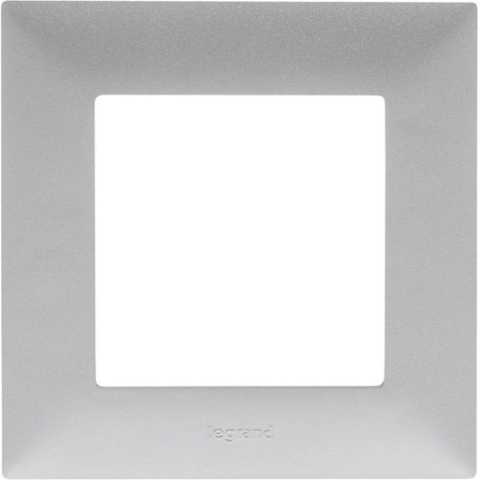 Legrand Niloe Step enkelt ramme i aluminium