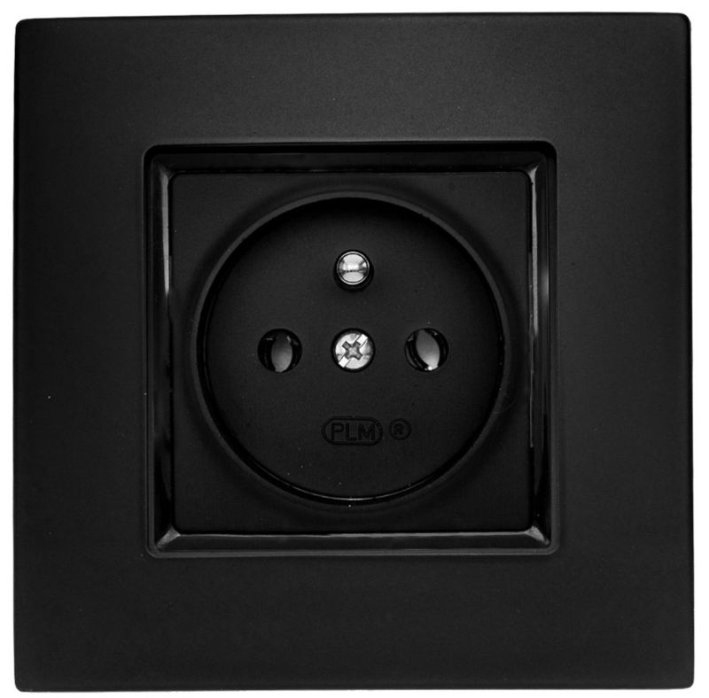 Rosa enkelt ramme i mat sort