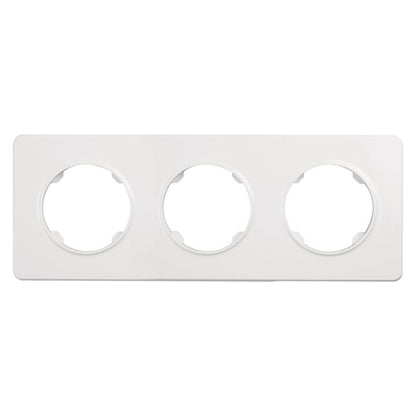 DPM Solid Oval tredobbelt ramme i hvid