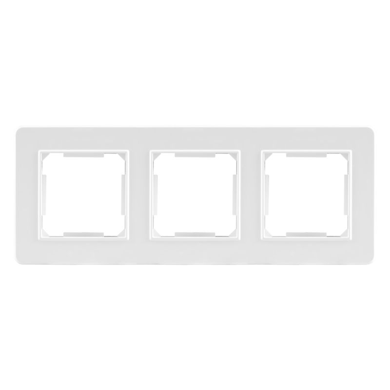 DPM Solid QUAD tredobbelt ramme i hvid