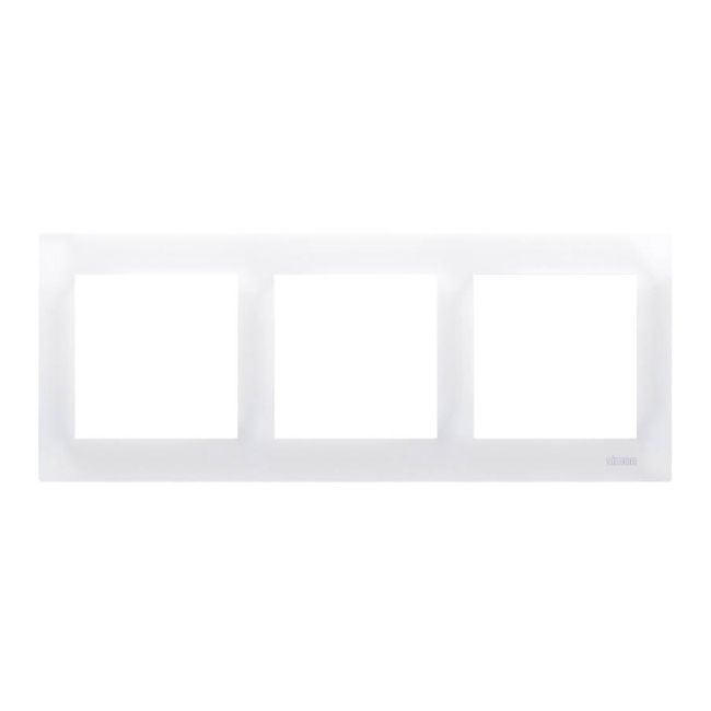 Triple ramme Kontakt-Simon S54 hvid