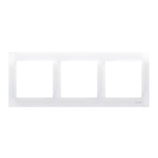 Triple ramme Kontakt-Simon S54 hvid