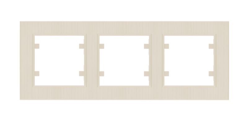 Makels Karea Perla tripel ramme med rillet overflade