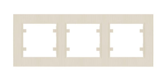 Makels Karea Perla tripel ramme med rillet overflade