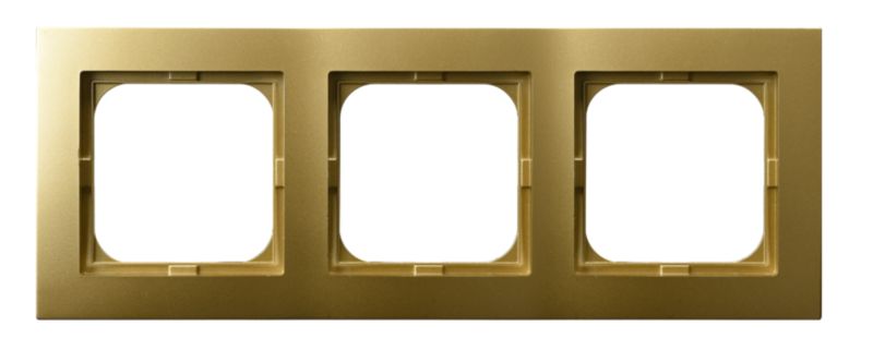 Ospel As tredobbelt ramme i guld