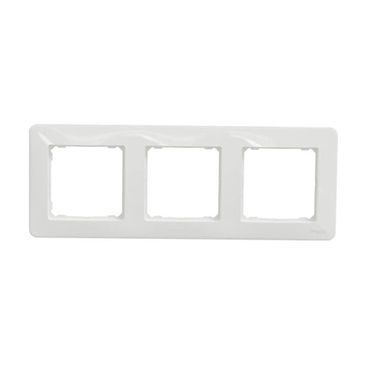 Trippelramme Schneider Electric Sedna Design&Elements hvid