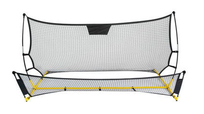 Fodboldrebounder Neo-Sport 210x120x35 cm Sort Stål