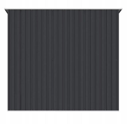Redskabsrum KENT 7x5 222x149 cm Grå Metal