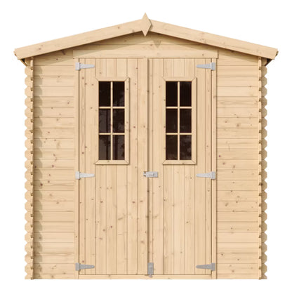 Redskabsrum M343C 200x200 cm Natur Træ 3,53 m²