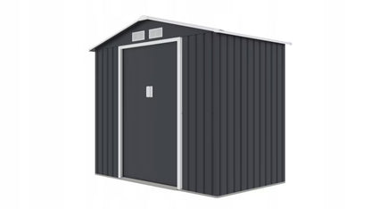 Redskabsskur 214x129x195 cm Galvaniseret Stål