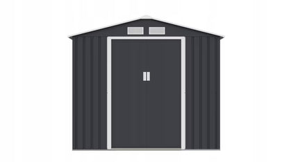 Redskabsskur 214x129x195 cm Galvaniseret Stål