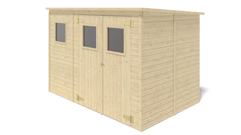 Redskabsskur 270x180 cm DOM421 Gran Natur 4,86 m²
