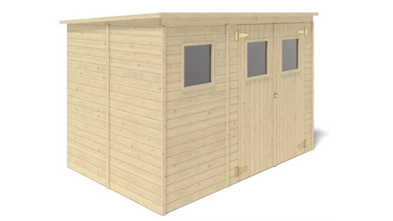 Redskabsskur 270x180 cm DOM421 Gran Natur 4,86 m²
