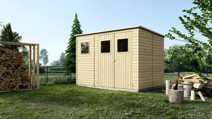 Redskabsskur 270x180 cm DOM421 Gran Natur 4,86 m²