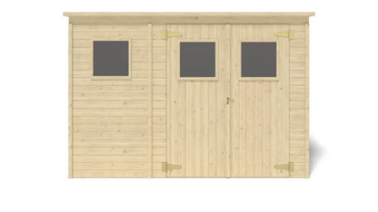Redskabsskur 270x180 cm DOM421 Gran Natur 4,86 m²