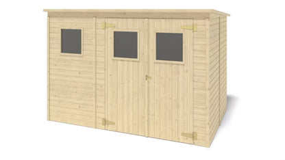 Redskabsskur 270x180 cm DOM421 Gran Natur 4,86 m²