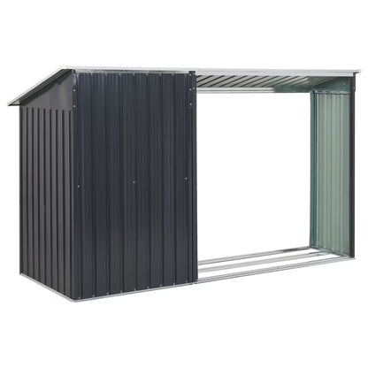 Redskabsskur Aosta 270x105 cm Sort Stål