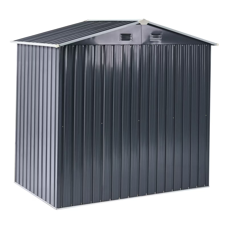 Redskabsskur Cirella 194x118 cm Grafit Metal