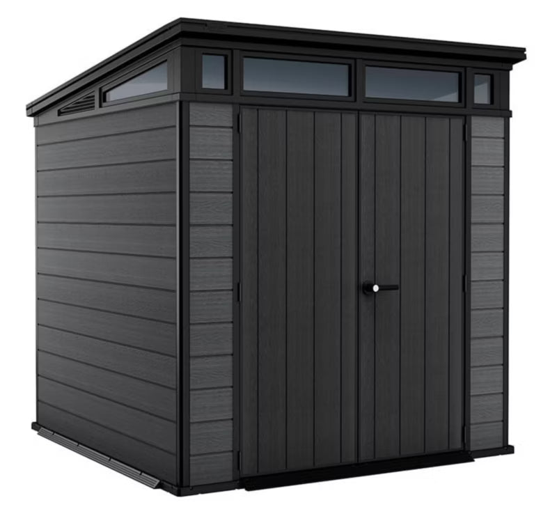 Redskabsskur Cortina 216x218x226 cm Grå 4,7 m²