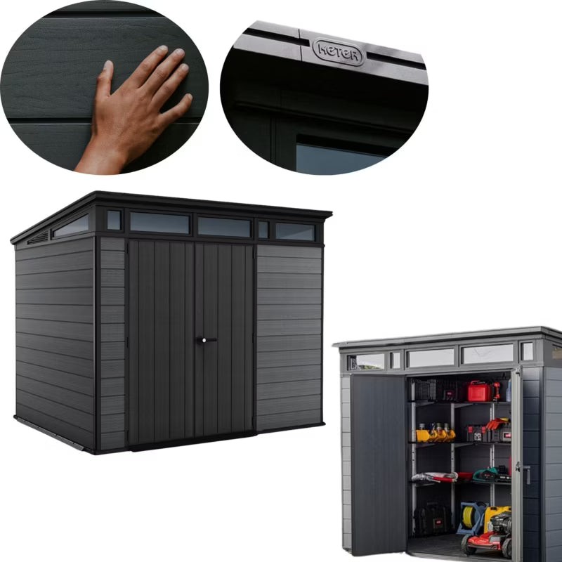 Redskabsskur Cortina 279x218x226 cm Evotech