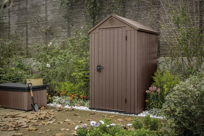 Redskabsskur Darwin 4x4 126x117 cm Brun