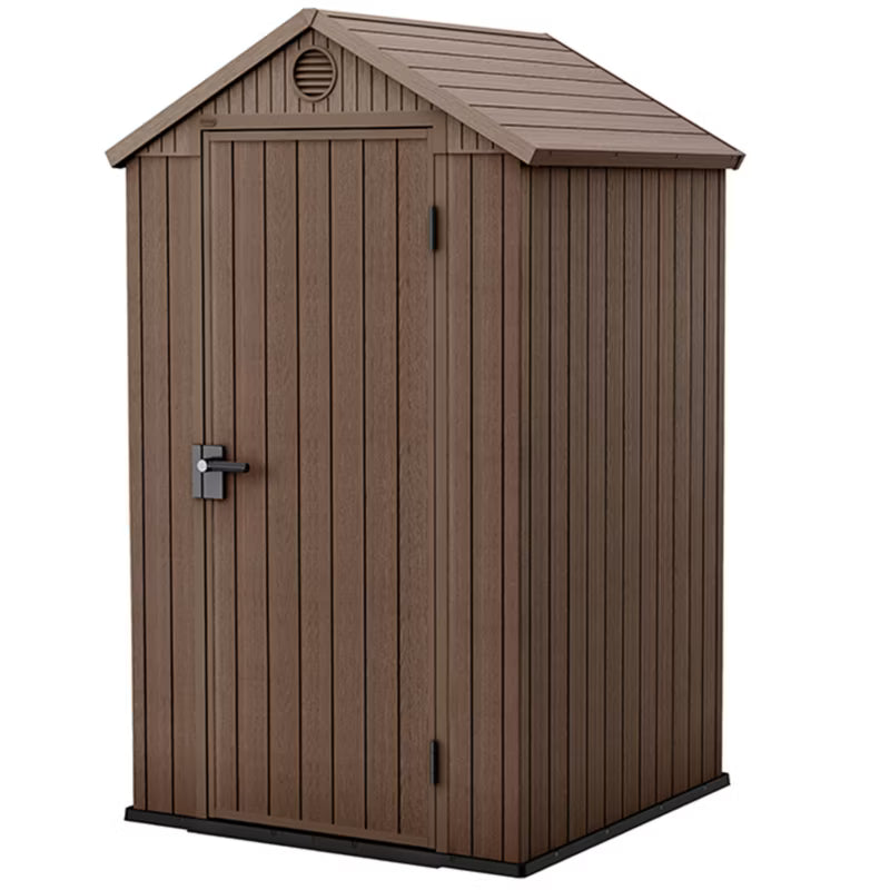 Redskabsskur Darwin 4x4 126x117 cm Brun