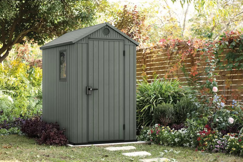 Redskabsskur Darwin 4x6 126x185 cm Grøn