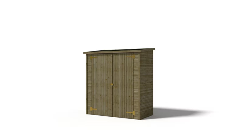 Redskabsskur DOM85 166x82 cm Grøn Træ