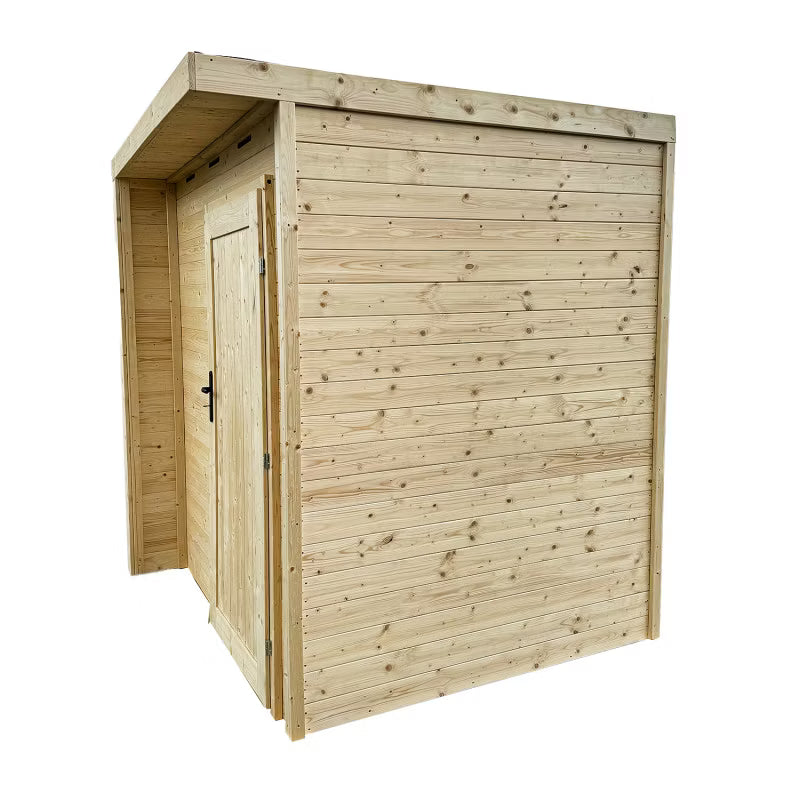 Redskabsskur Handy 203x170 cm Træ Natur