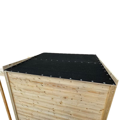 Redskabsskur Handy 203x170 cm Træ Natur