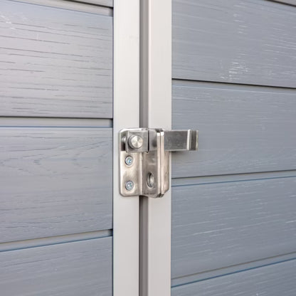 Redskabsskur Hesler 8060 196x243 cm Grå 4,5 m²