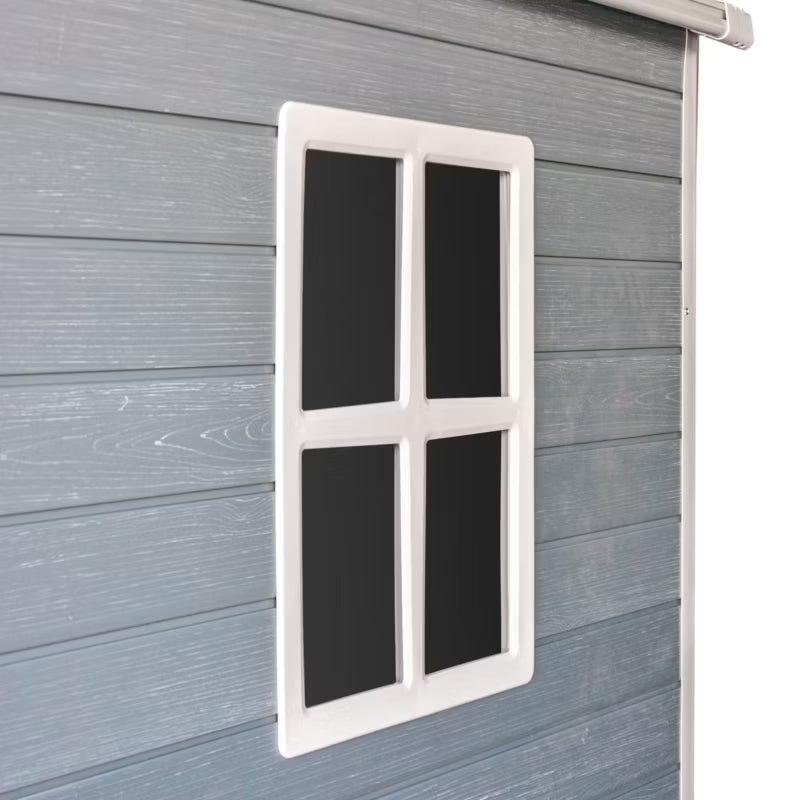 Redskabsskur Hesler 8060 196x243 cm Grå 4,5 m²