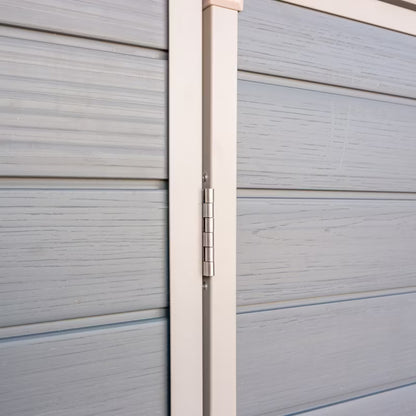 Redskabsskur Hesler 8060 196x243 cm Grå 4,5 m²