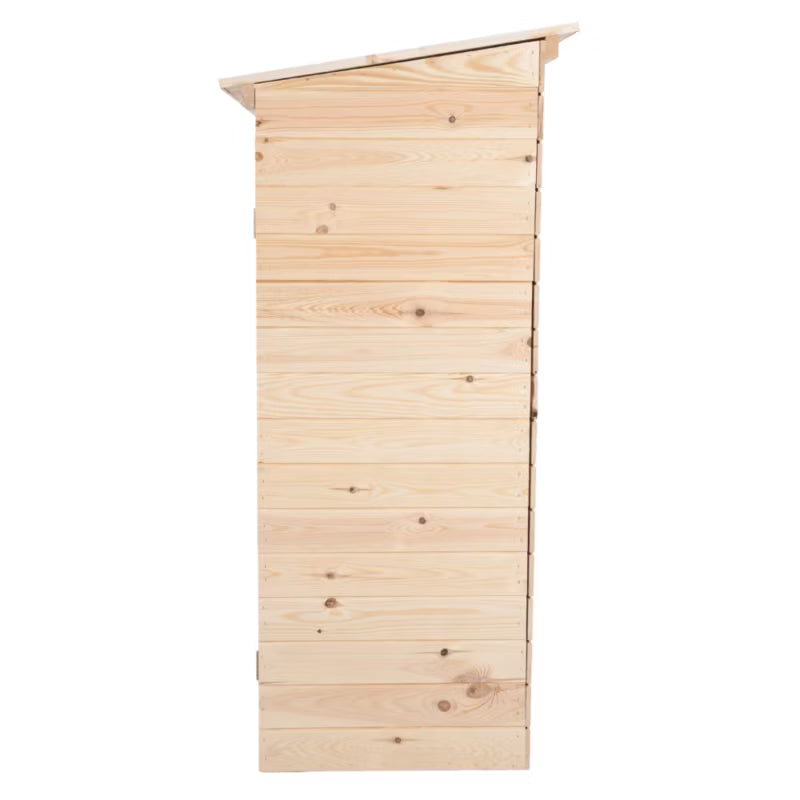 Redskabsskur i Træ 73x69x149 cm Natur